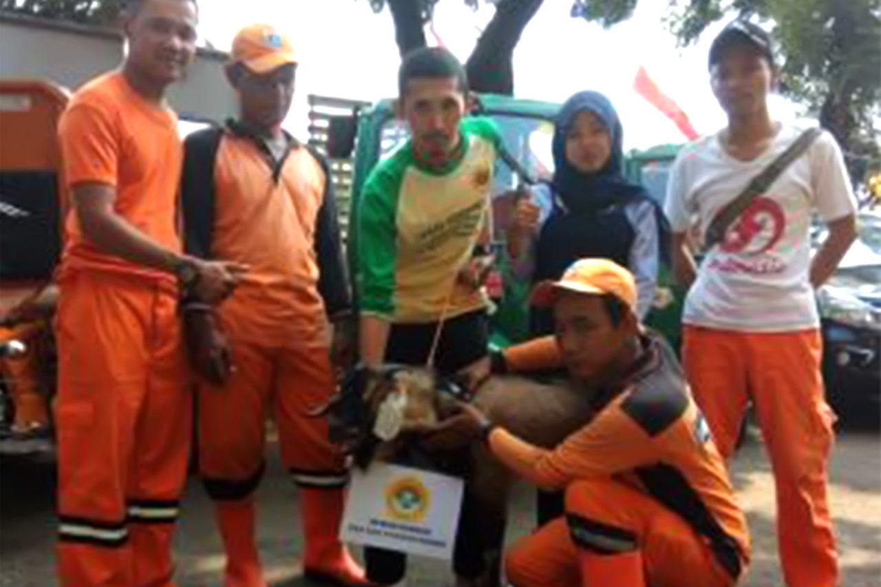 PAC LDII Pondok Pinang Tebar Kurban ke PPSU Pondok Pinang