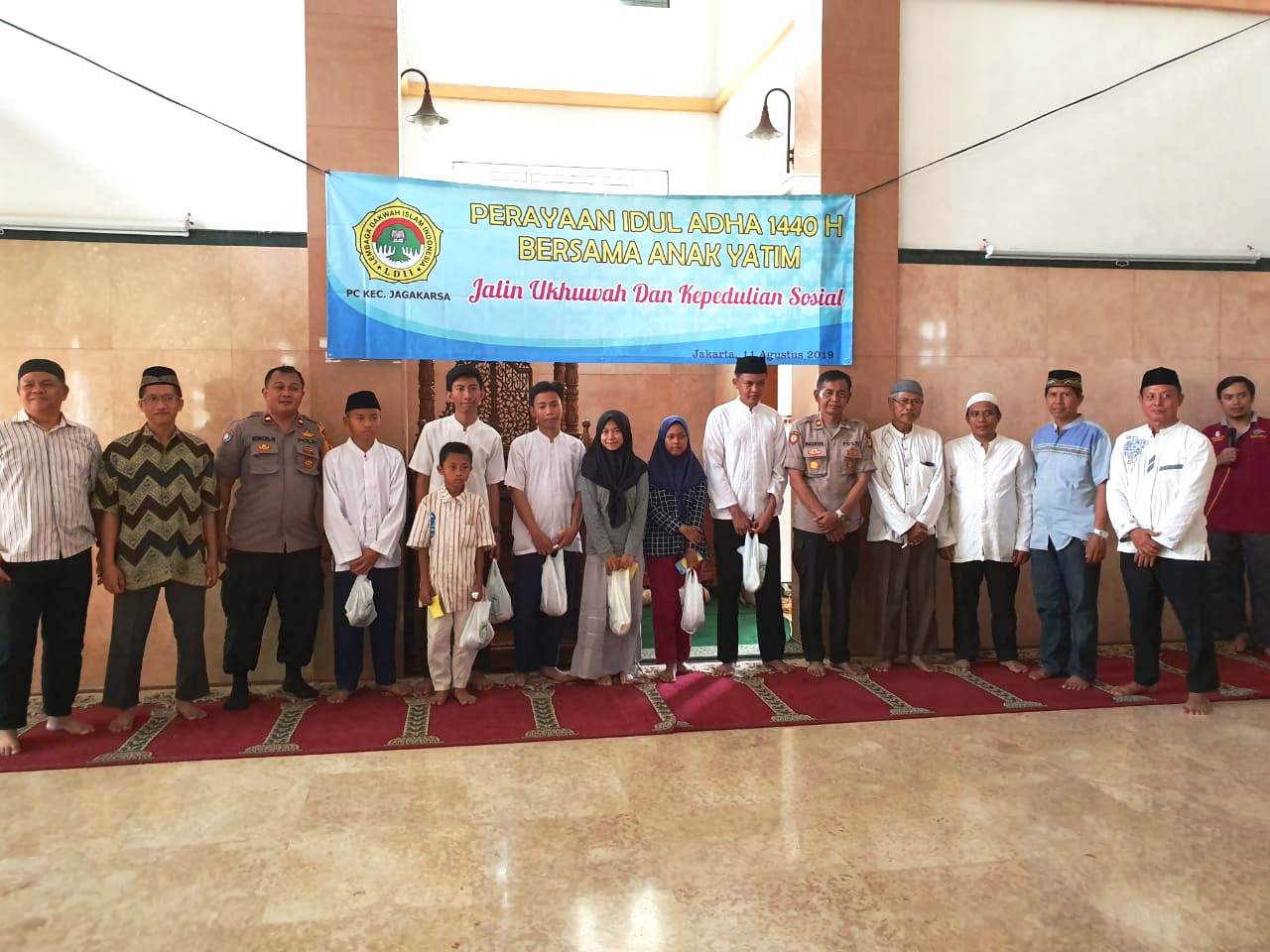 foto sesi perayaan idul adha pac ldii jagakarsa