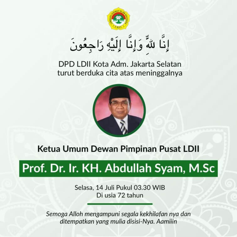 berita duka KH Abdullah Syam