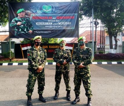 konsolidasi Pasukan Teritorial ( PASTER) untuk pengamanan PSBB di Jakarta