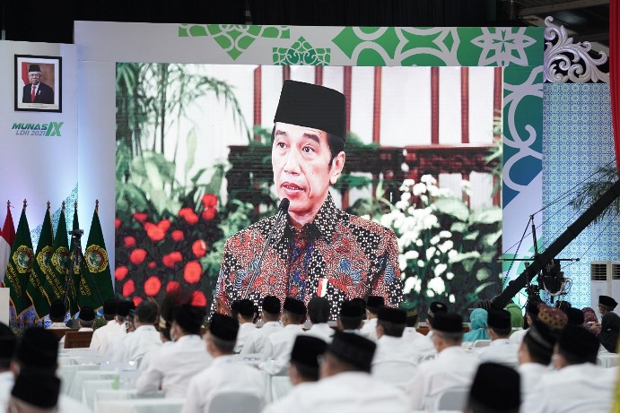 munas ldii IX - presiden joko widodo