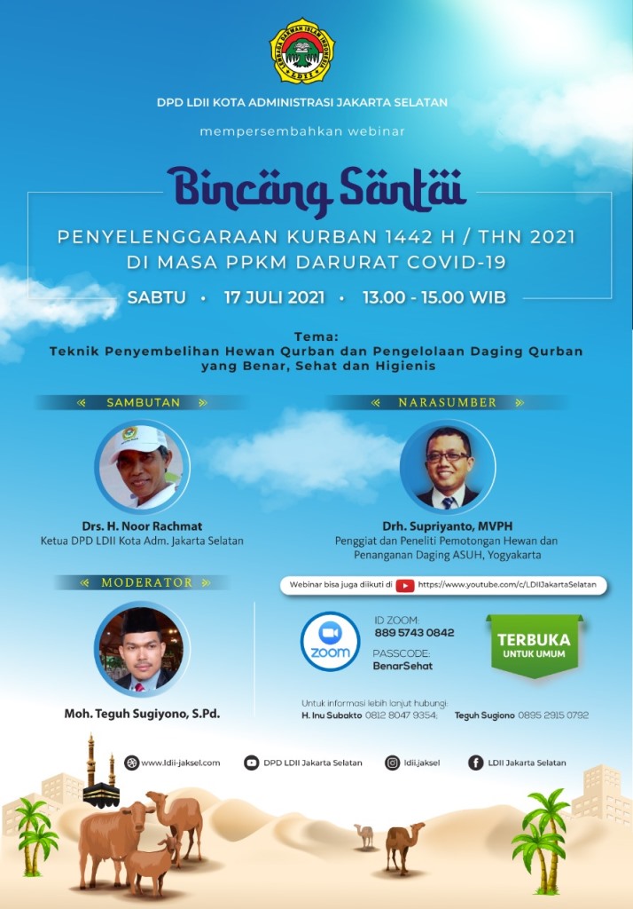 bincang santai penyelenggaraan hewan qurban di masa pandemi