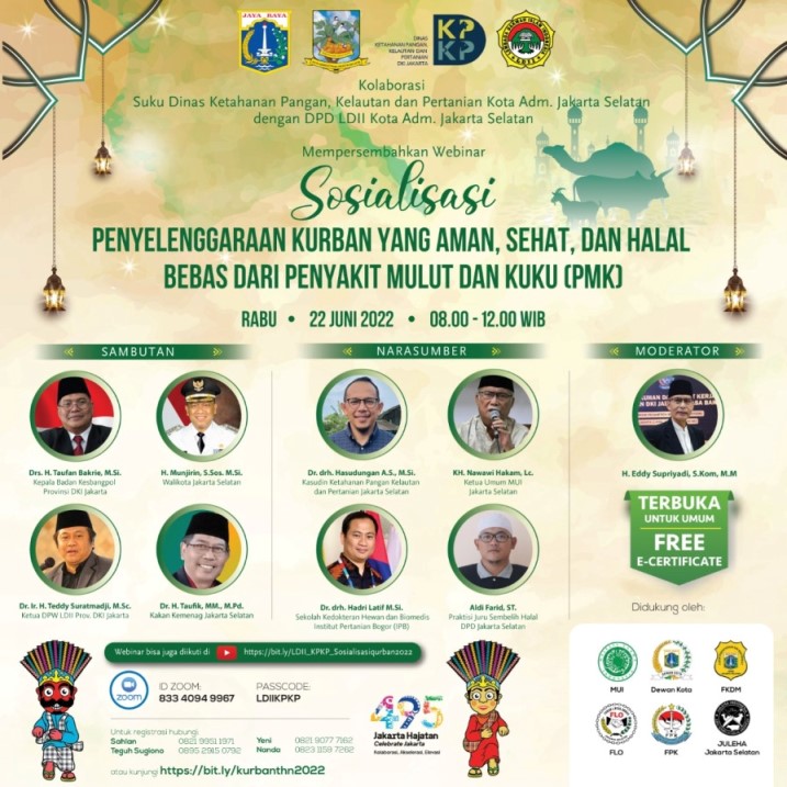 SOSIALISASI PENYELENGGARAAN KURBAN 1443 H THN 2022