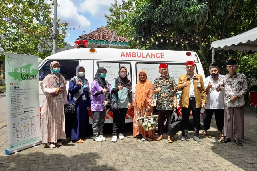 DPD LDII Jaksel Helat Tes Kesehatan Lansia