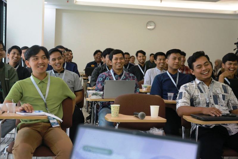 perserta pria pelatihan jurnalistik DPP LDII