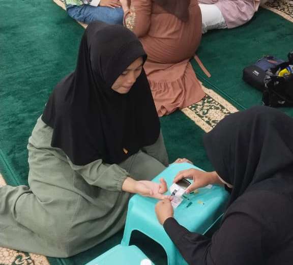 PAC LDII Duren Tiga Gelar Pemeriksaan Kesehatan Gratis