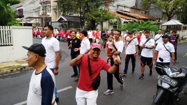 ‘Jalan Sehat Keluarga’ ala warga LDII Pondok Pinang