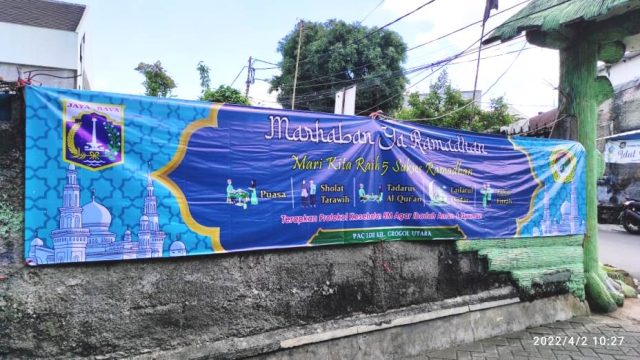 PAC LDII KEL GROGOL UTARA Spanduk 5 Sukses Ramadan